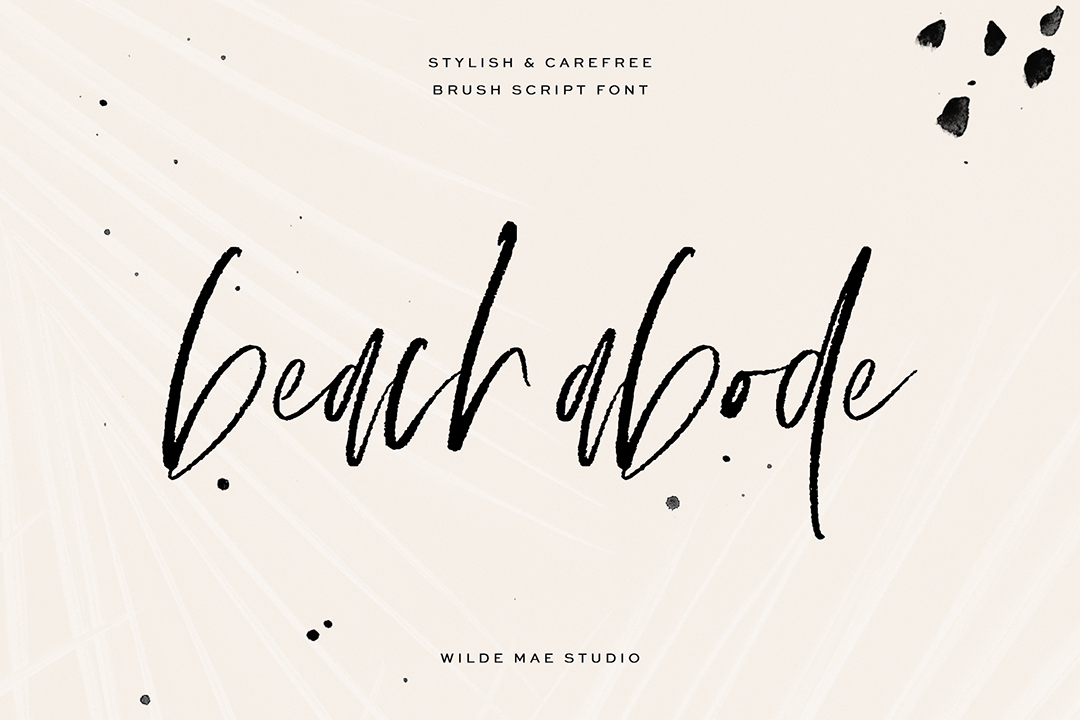Beach Abode Script Font