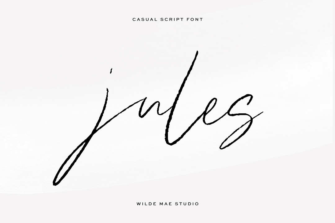 Jules Script Font