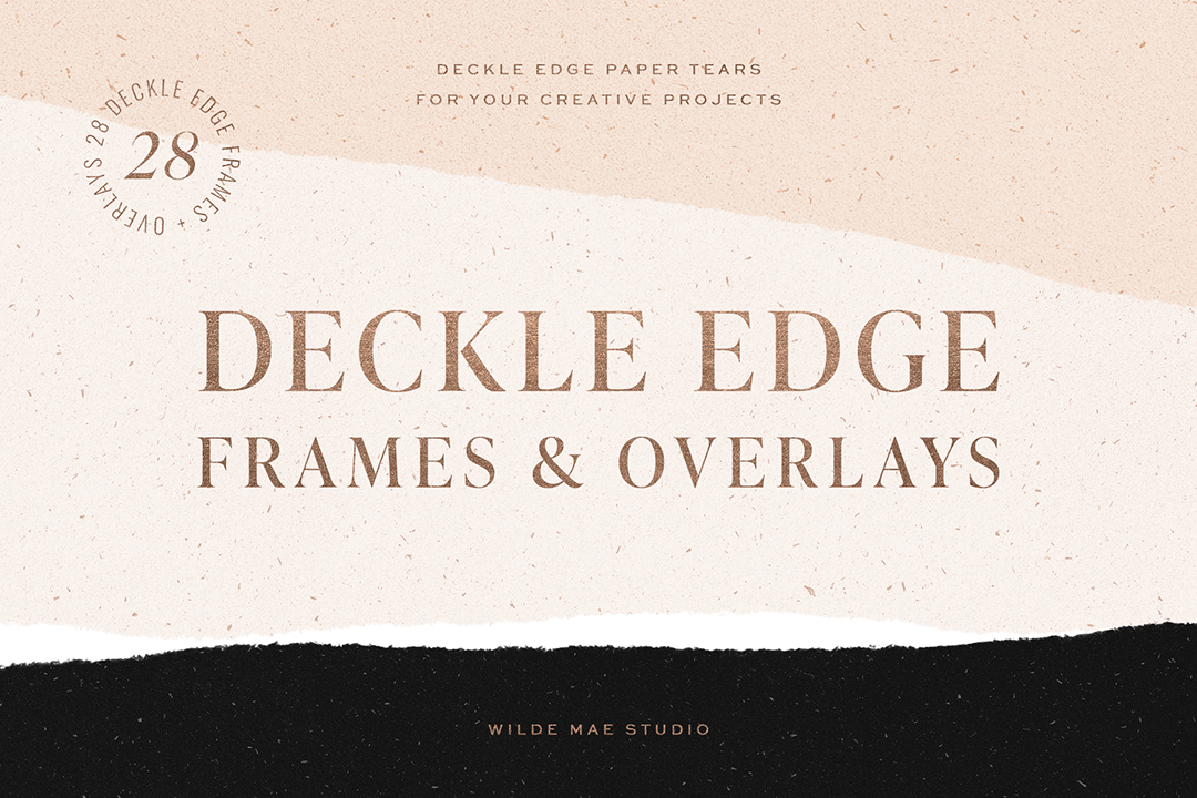 Deckle Edge Frames & Overlays Vol. I