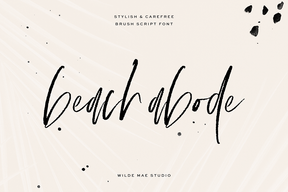 Beach Abode Script Font