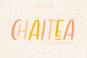 Chaitea Sans Serif Font Family
