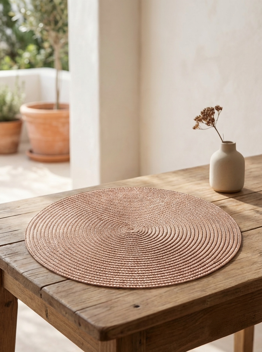 Dining Accessories Round Placemat | Woven Style