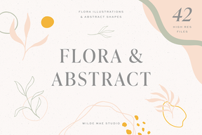 Fresh Flora & Abstract Shapes