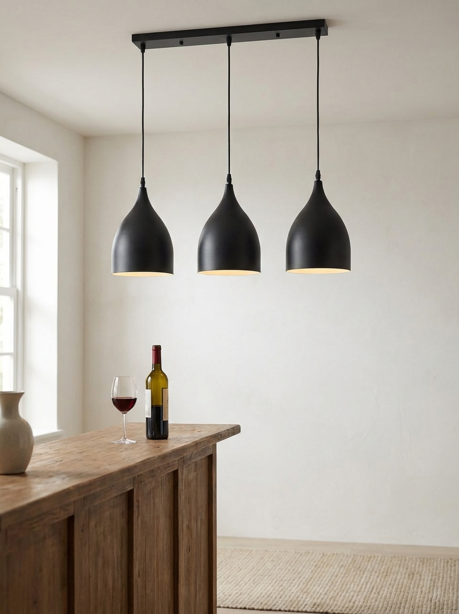 Kitchen Lights Modern Pendant | Triple Head Lights