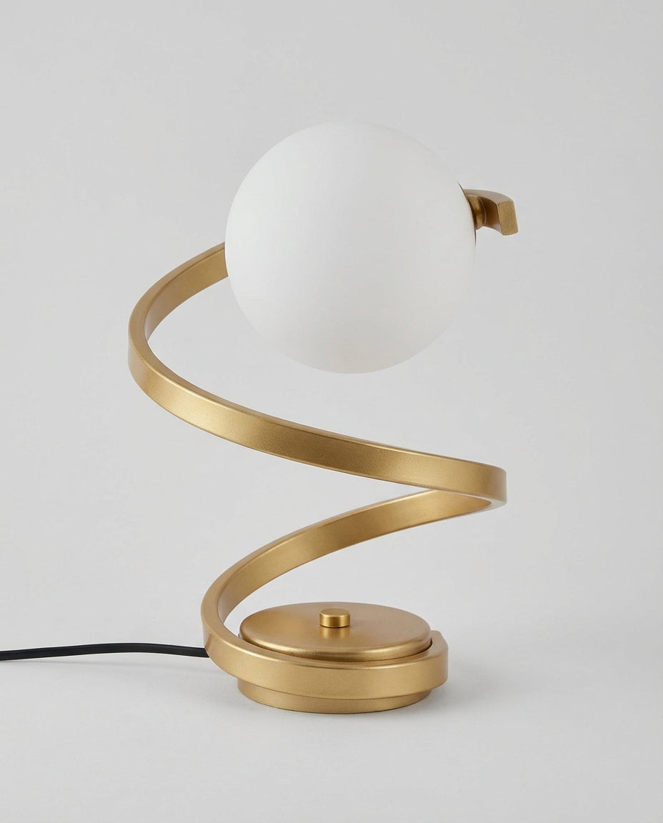 Table Lamps Globe Bedroom | Spiral