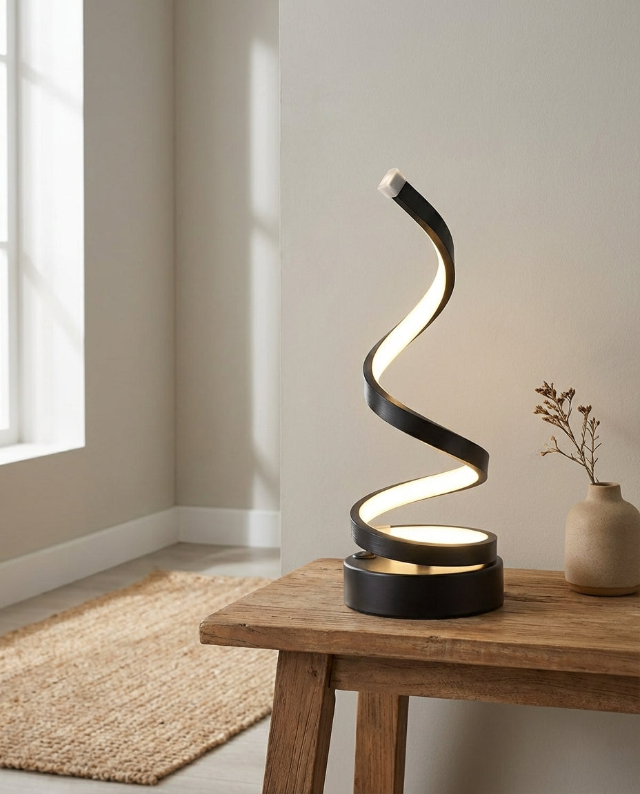 Table Lamps LED Living Room | Modern Spiral